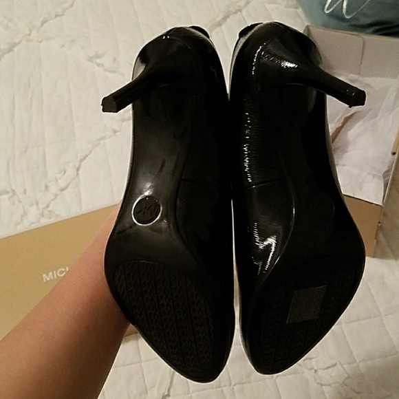 Michael Kors Black Patent Heels - Picture 5 of 7